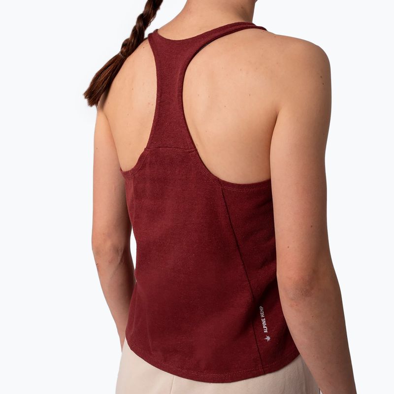 Salewa dámské lezecké tričko Lavaredo Hemp Crop Tank červené 00-0000028369 4