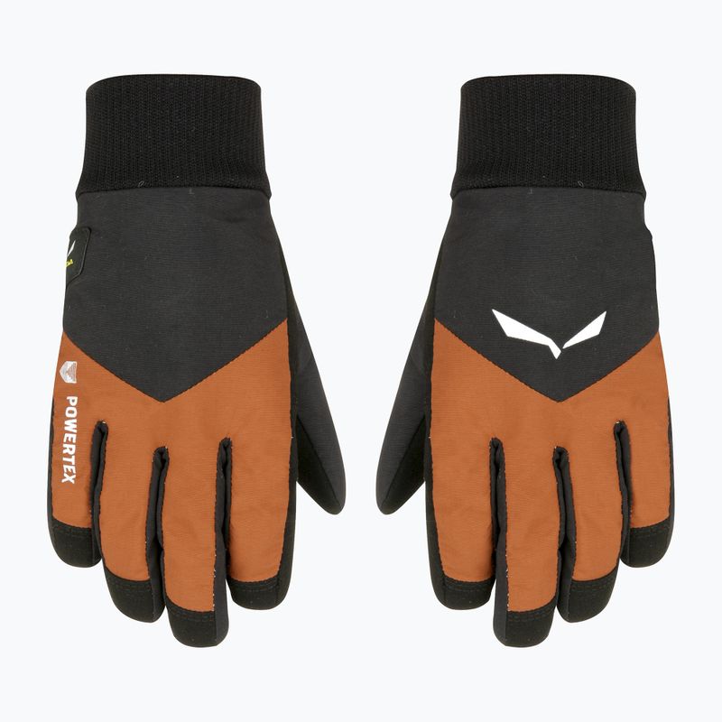 Salewa dětské trekové rukavice Ptx/Twr černá/oranžová 00-0000028218 6