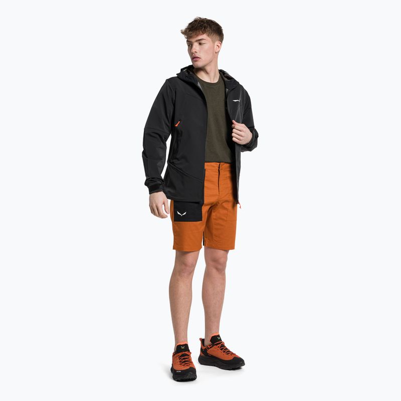 Salewa pánská softshellová bunda Sella DST černá 00-0000028468 2