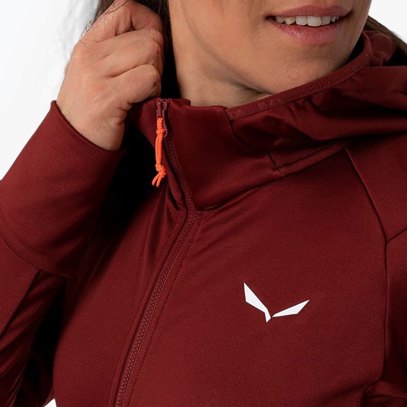 Salewa dámská trekingová mikina Puez Polarlite s kapucí červená 00-0000028522 3