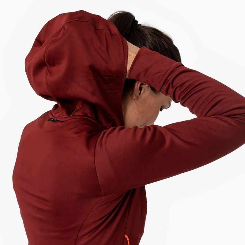 Salewa dámská trekingová mikina Puez Polarlite s kapucí červená 00-0000028522 5