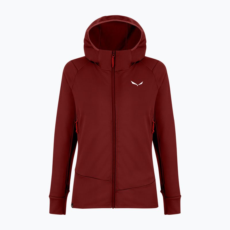 Salewa dámská trekingová mikina Puez Polarlite s kapucí červená 00-0000028522 7