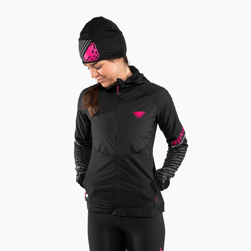 Dámská běžecká bunda DYNAFIT Alpine Reflective black out pink glo