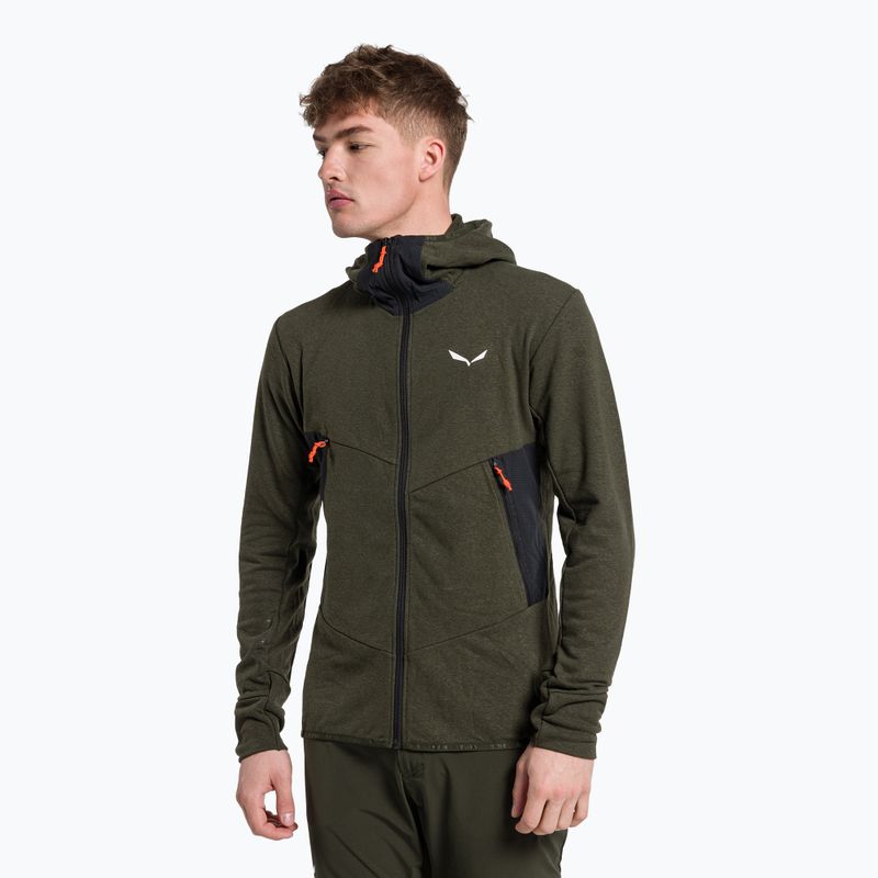 Salewa pánská trekingová mikina Lavaredo Hemp Hooded green 00-0000028237