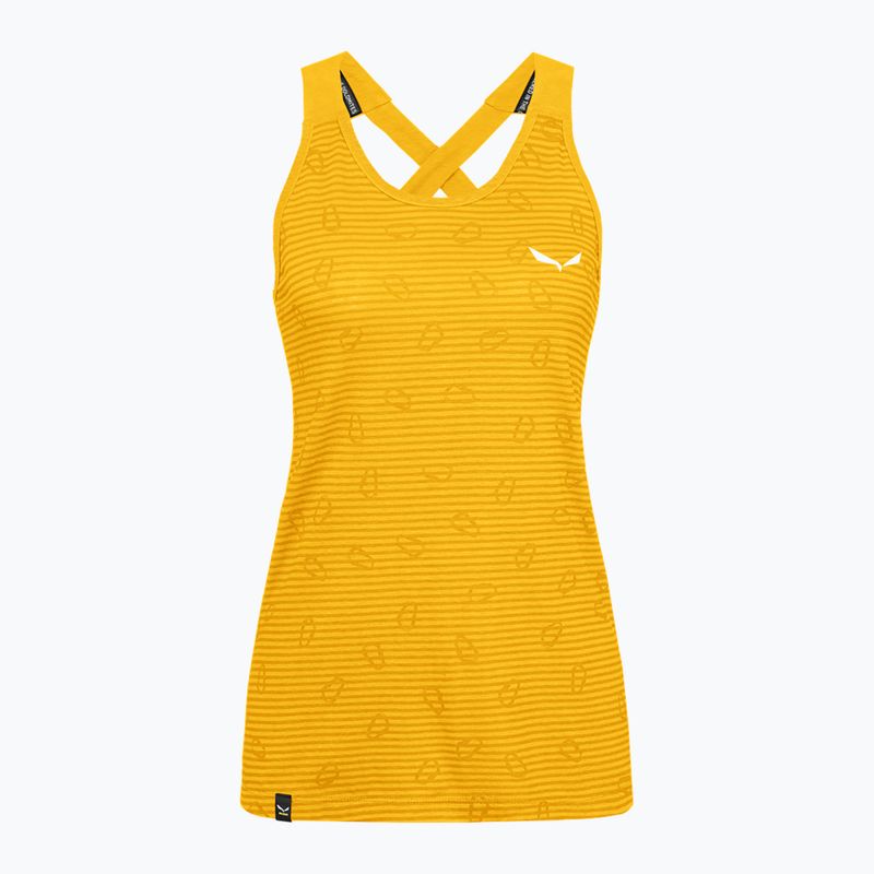 Salewa dámské lezecké tričko Lavaredo Hemp Graphic Tank žluté 00-0000028535 5