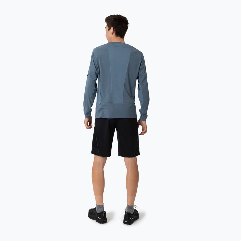 Pánské tričko longsleeve Salewa Pedroc Dry java blue 3