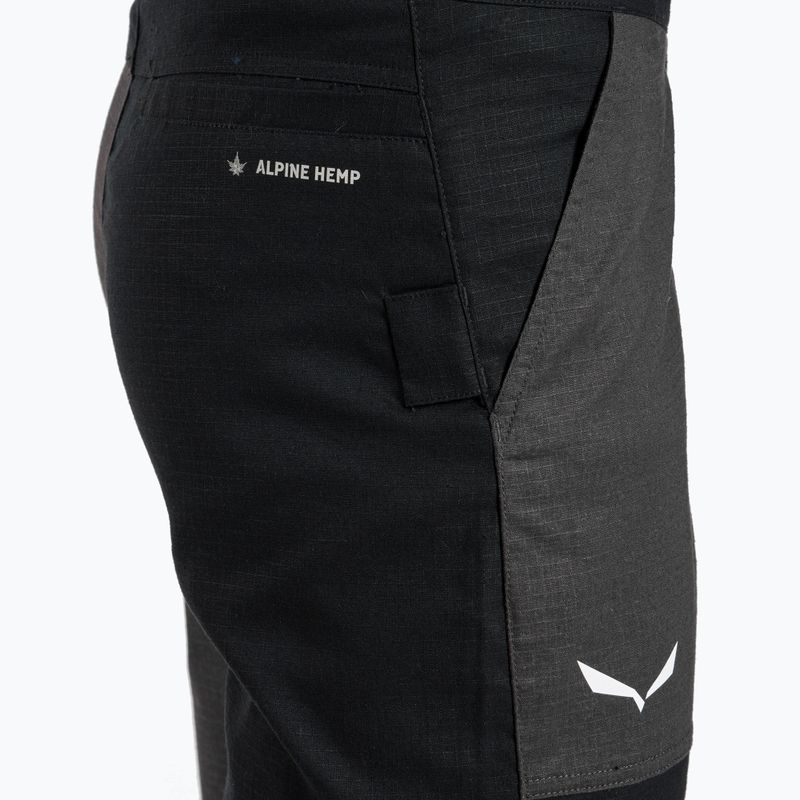 Salewa Lavaredo Hemp Ripstop pánské lezecké šortky černé 00-0000028552 4