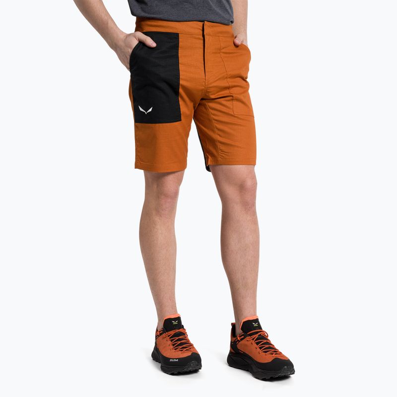 Salewa pánské lezecké šortky Lavaredo Hemp Ripstop hnědé 00-0000028552