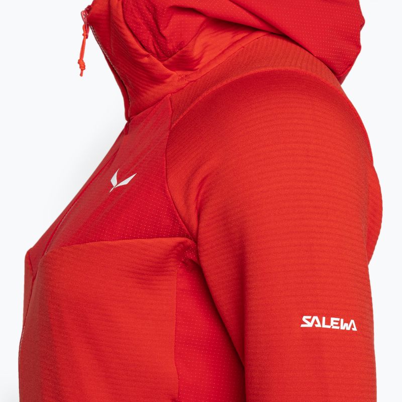 Salewa dámská trekingová mikina Agner Polarlite s kapucí červená 00-0000028558 4