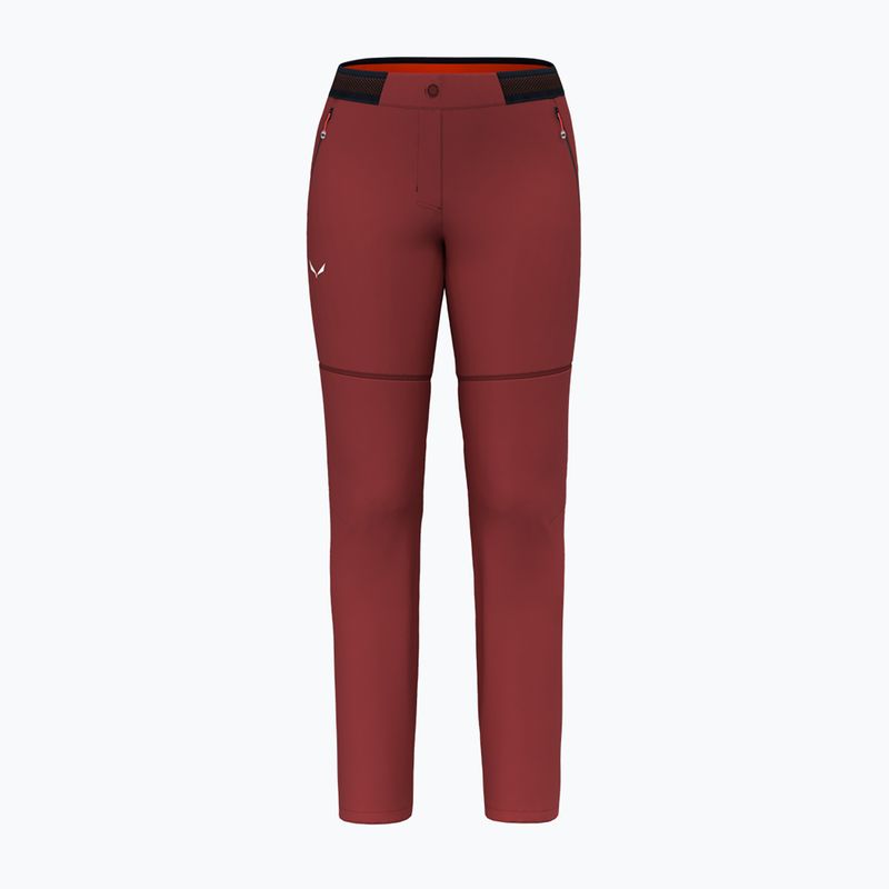 Dámské trekové kalhoty Salewa Pedroc 2 DST 2/1 maroon 00-0000028588 9
