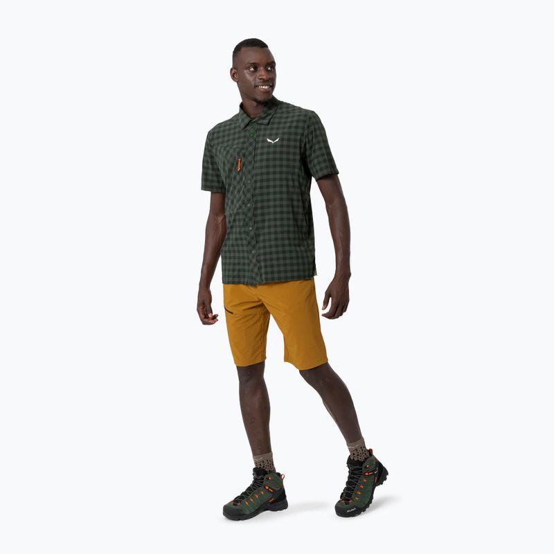 Pánské tričko Salewa Puez Dry S/S dark olive 4