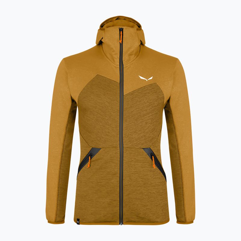 Salewa pánská fleecová mikina Puez Melange PL FZ Hoody hnědá 00-0000027386 5