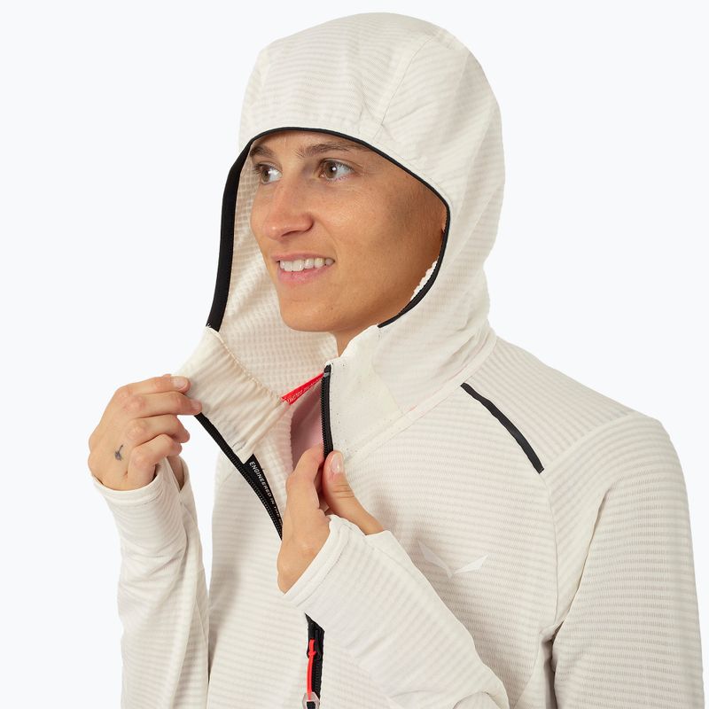 Dámská trekingová mikina Salewa Pedroc PL Hooded white 4