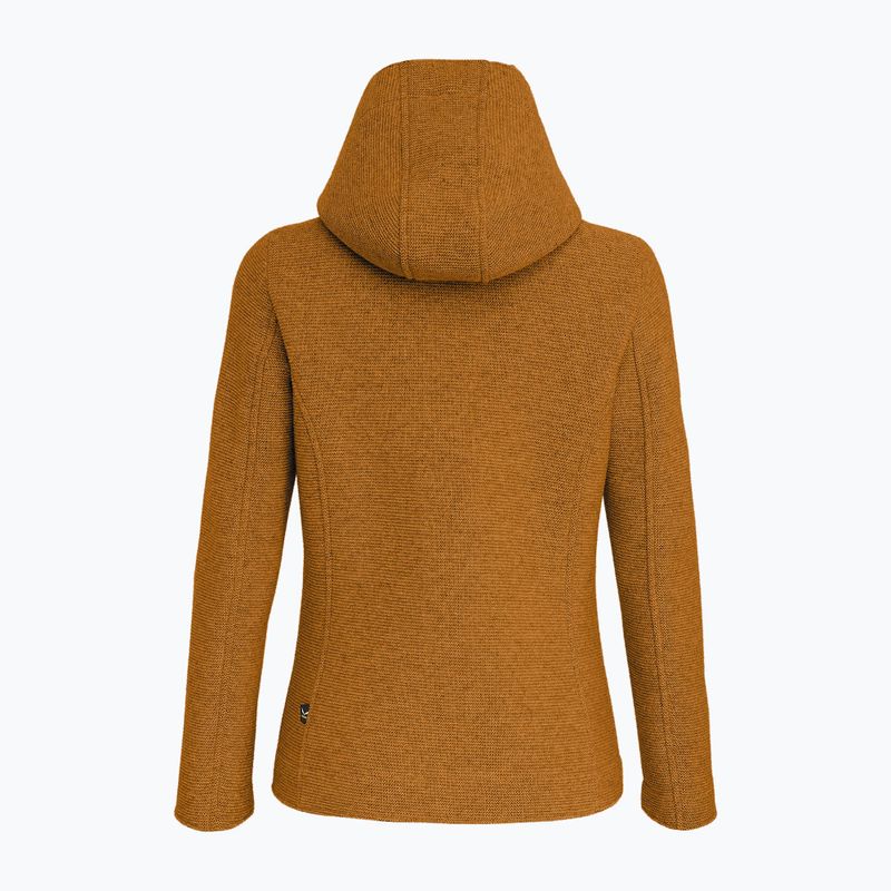 Dámská trekingová mikina Salewa Sarner 2L Wool Fz Hoody golden brown 2