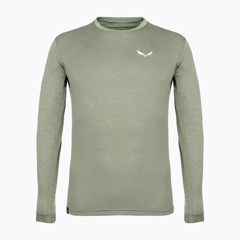 Pánské trekingové tričko longsleeve Salewa Puez Melange Dry shadow melande