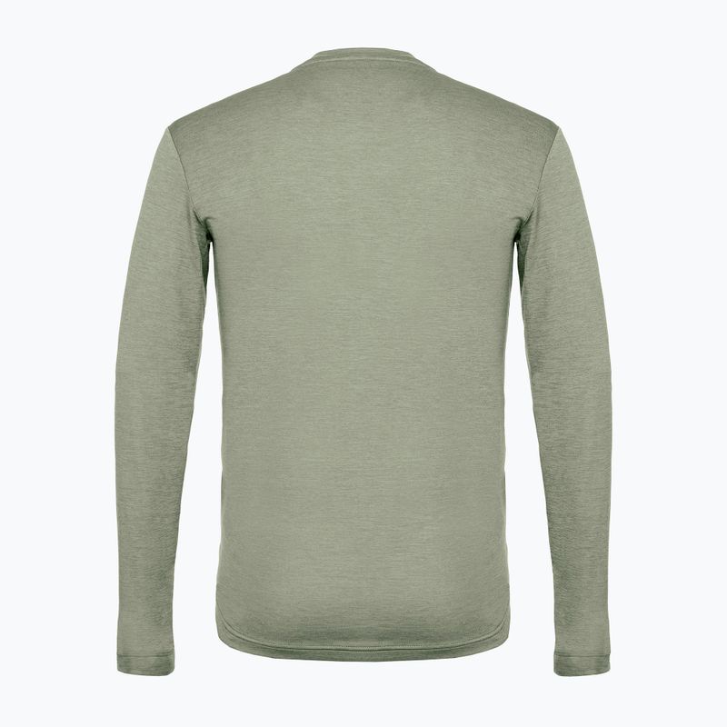 Pánské trekingové tričko longsleeve Salewa Puez Melange Dry shadow melande 2