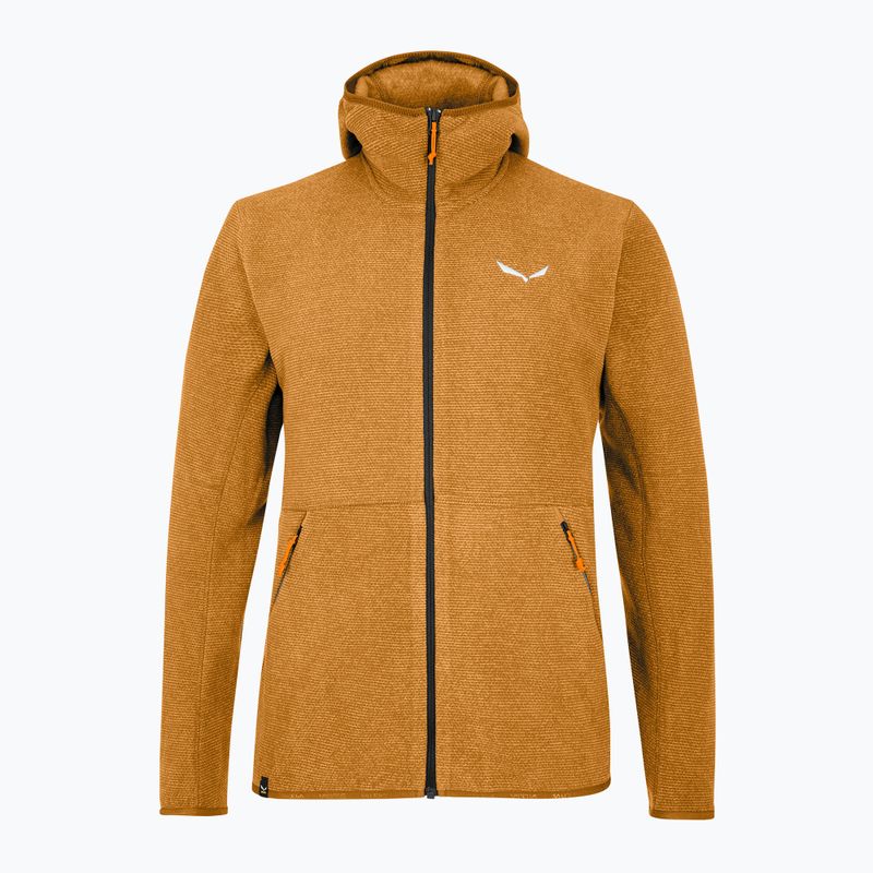 Pánská fleecová mikina Salewa Nuvolo EN golden brown melange 5