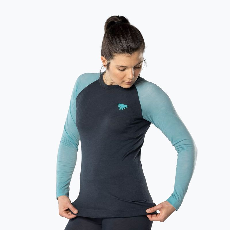 Dámské termoprádlo Longsleeve DYNAFIT Tour Light Merino marine blue