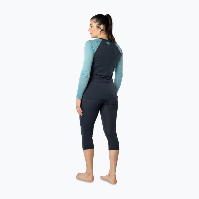 Dámské termoprádlo Longsleeve DYNAFIT Tour Light Merino marine blue 4