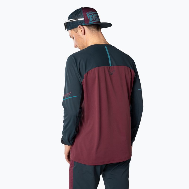 Pánské běžecké tričko longsleeve DYNAFIT Alpine Pro burgundy 2