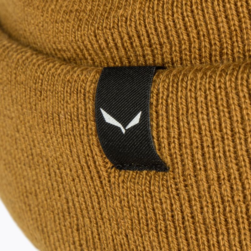 Salewa Puez Am Beanie zimní čepice zlatohnědá 4