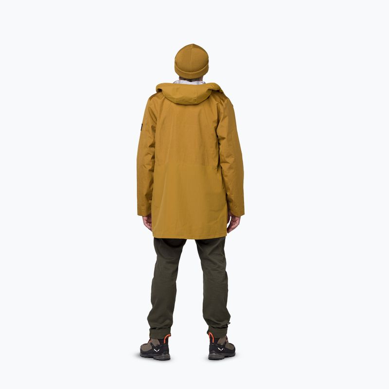 Pánská nepromokavá bunda Salewa Fanes 3L Ptx Hemp 2/1 Parka golden brown int.7020 4