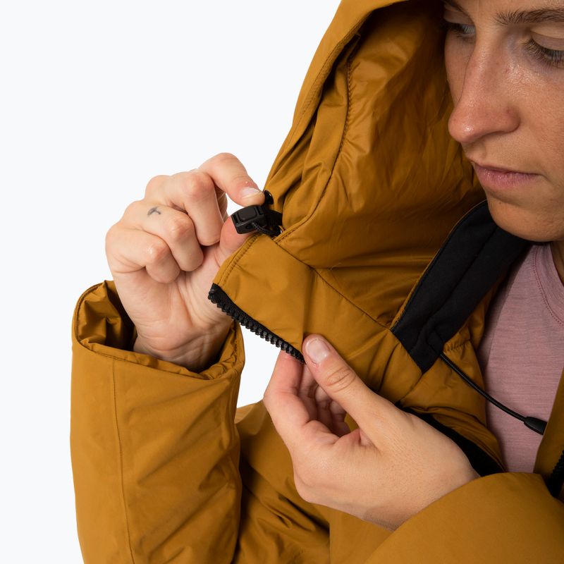 Dámský zimní kabát Salewa Fanes 2L PTX Parka golden brown 5