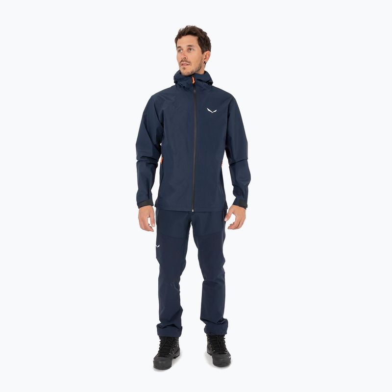 Pánská nepromokavá bunda Salewa Puez Aqua 4 PTX 2.5L navy blazer/0910 2