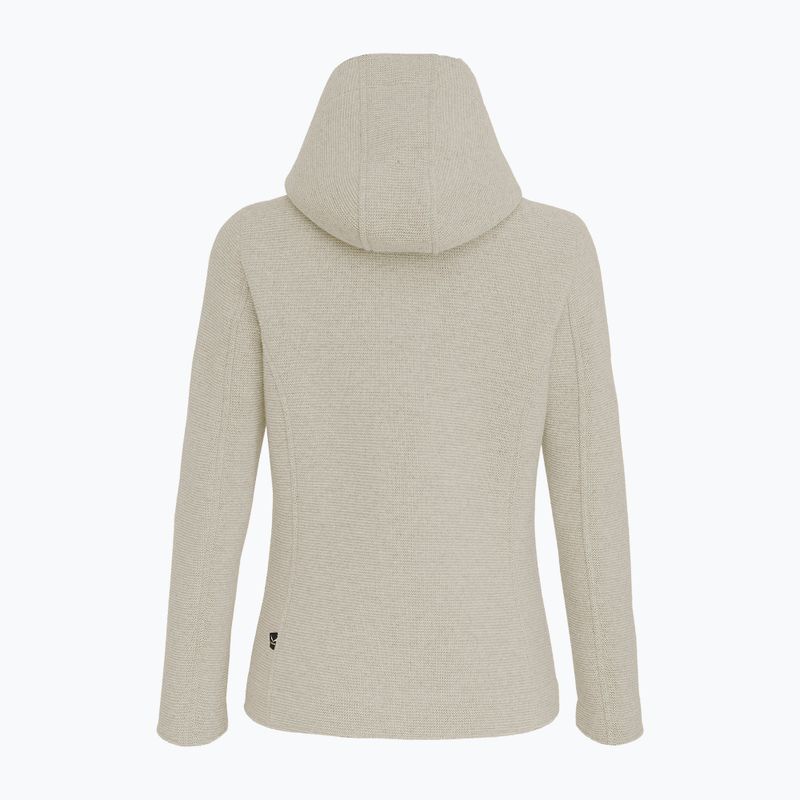 Dámská trekingová mikina Salewa Sarner 2L Wool Fz Hoody oatmeal 6