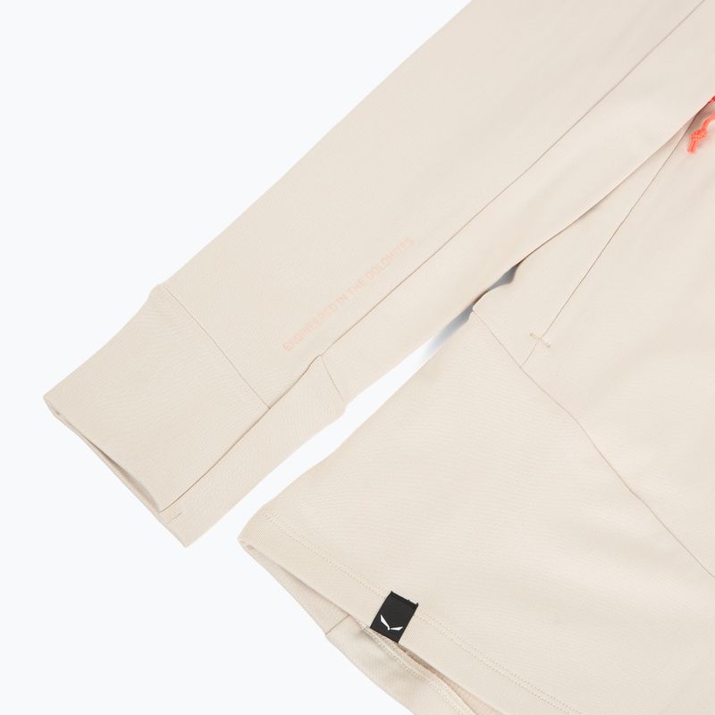 Dámská treková mikina  Salewa Puez PL Hooded oatmeal 4