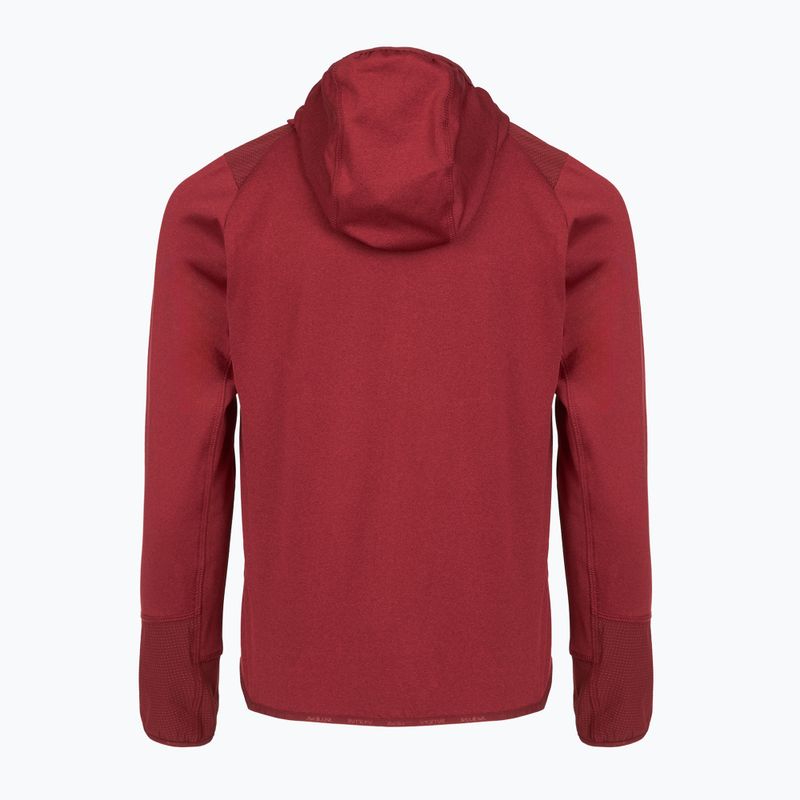 Dětská treková mikina  Salewa Agner Melange PL FZ Hoody syrah 2