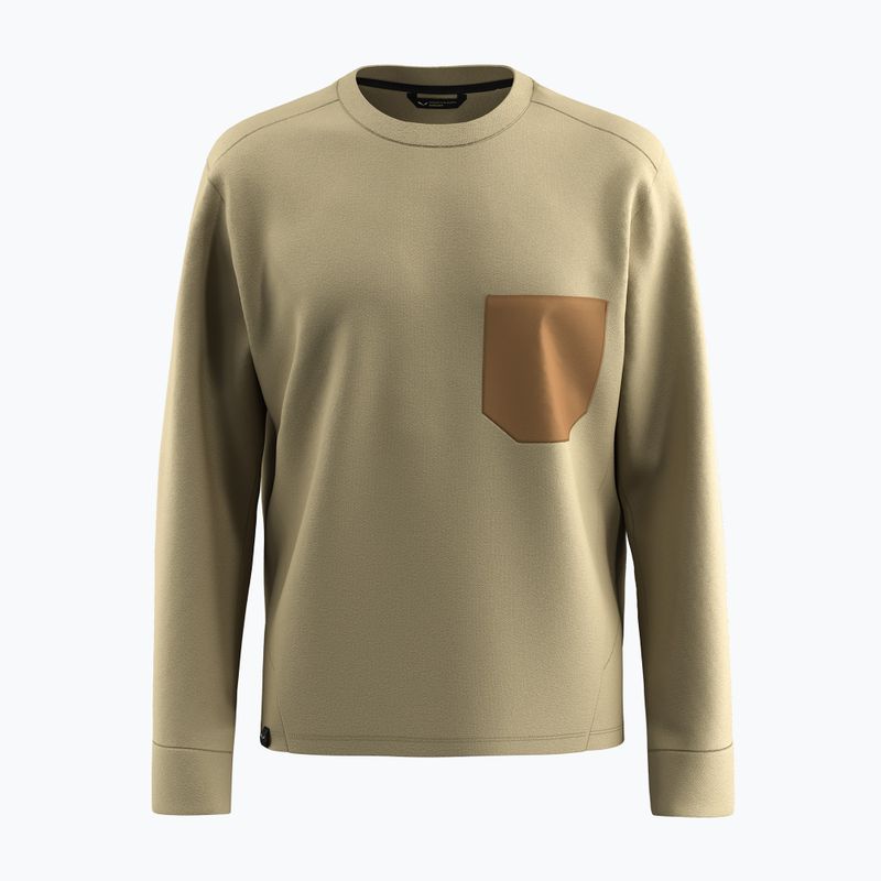 Pánská mikina Salewa Fanes Dry Pullover quicksand 7