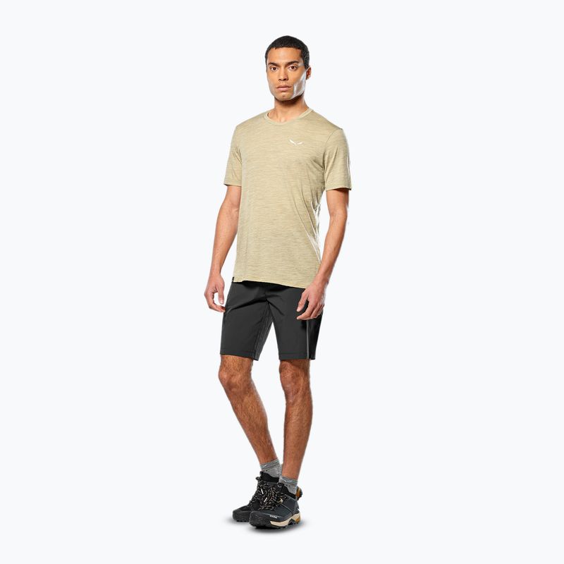 Pánské trekové tričko Salewa Eagle Minilogo AM quicksand  4