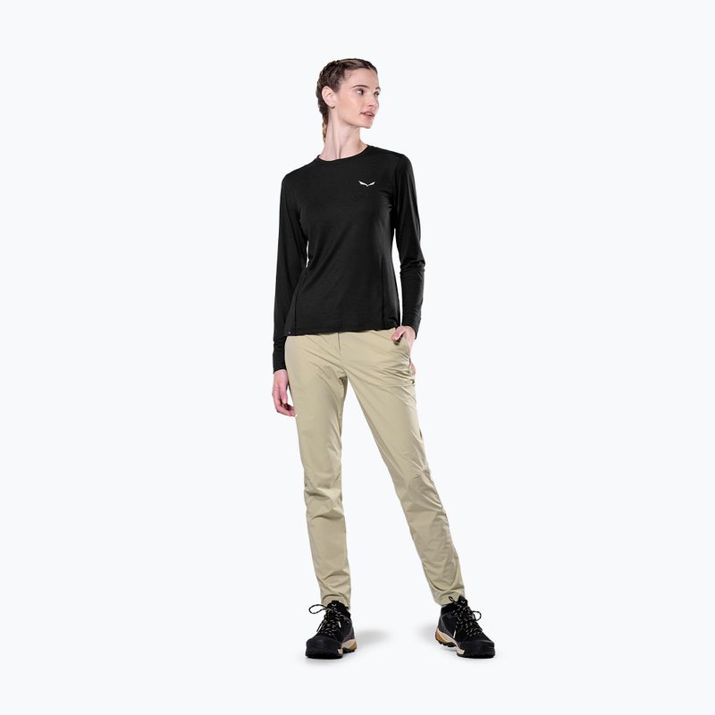 Dámské trekingové tričko Longsleeve Salewa Puez Dry black out 2