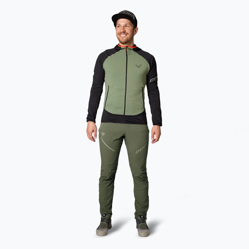 Pánská trekingová mikina DYNAFIT Transalper Light Polartec Hoody black out sage 2