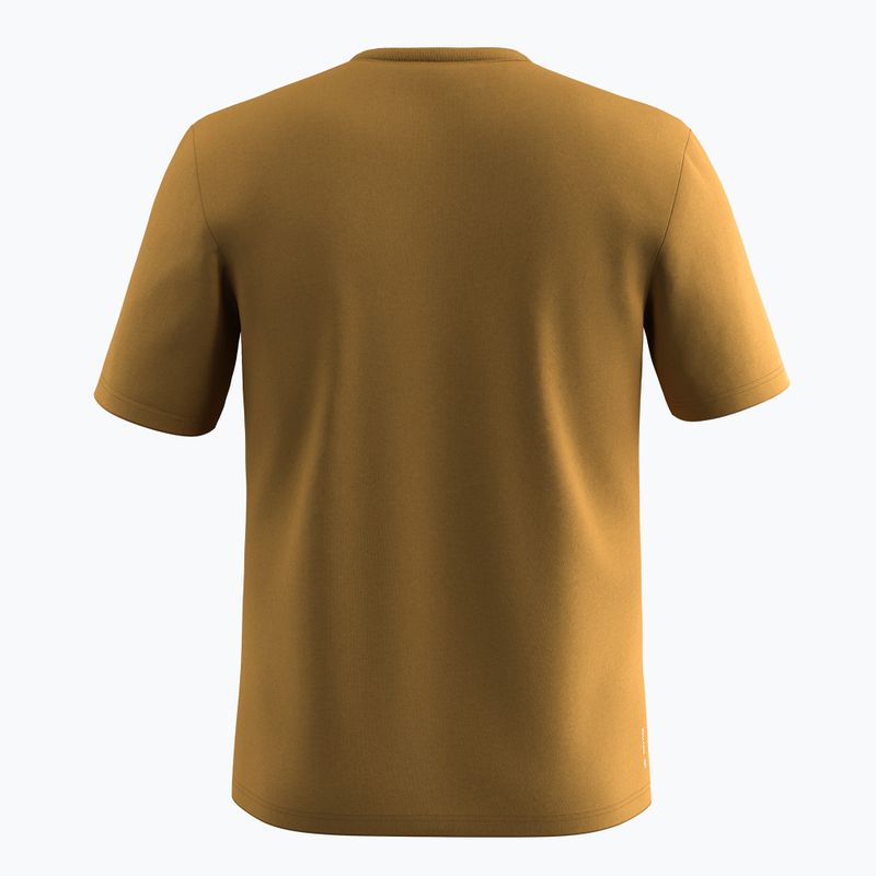 Pánské trekingové  tričko Salewa Solidlogo Dry golden brown 2