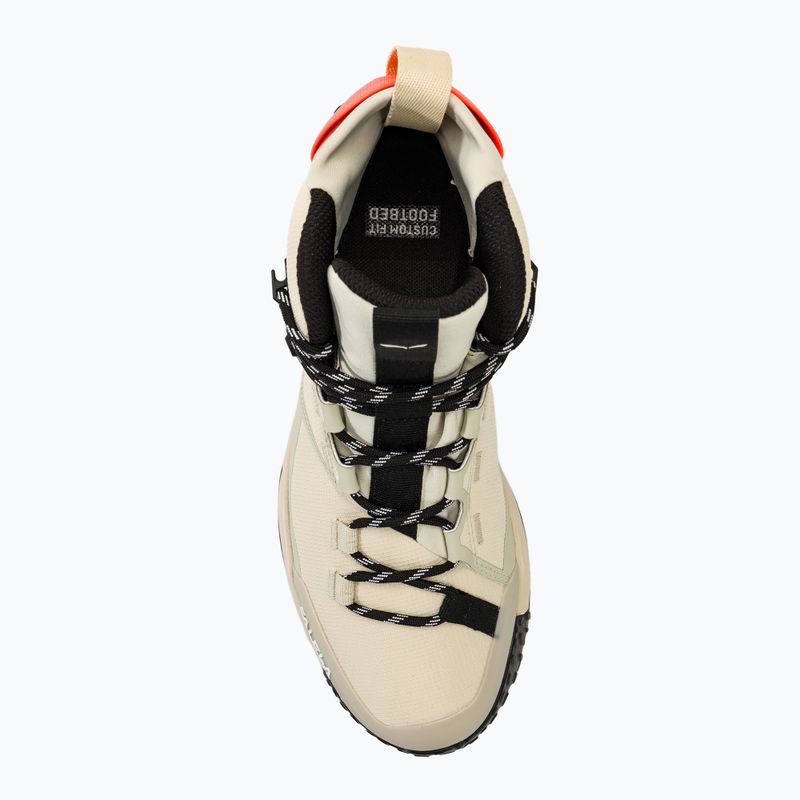 Dámské trekové boty Salewa Puez Mid Ptx oatmeal/oatmeal 5