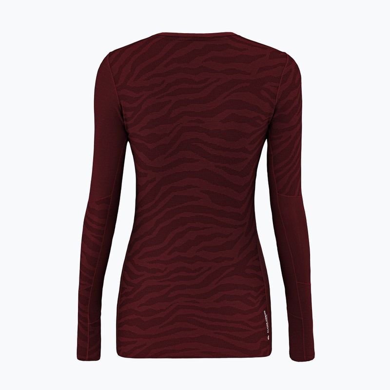 Dámské termo tričko Longsleeve Salewa Cristallo Warm AMR syrah 2