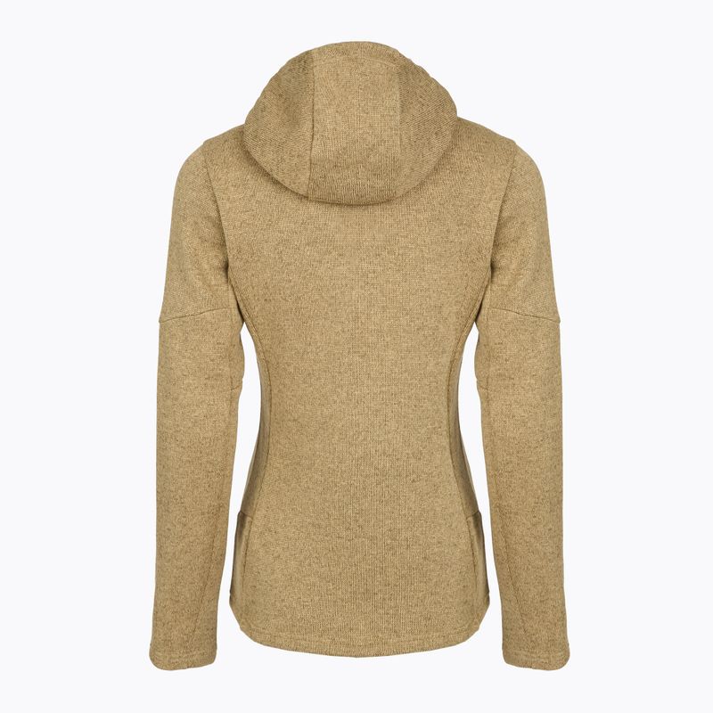 Dámská trekkingová mikina Salewa Puez Rocca Polarlite Hood quicksand 2
