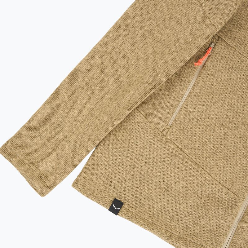 Dámská trekkingová mikina Salewa Puez Rocca Polarlite Hood quicksand 4