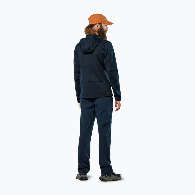 Pánská trekingová mikina Salewa Puez Rocca Polarlite Hood navy blazer 3