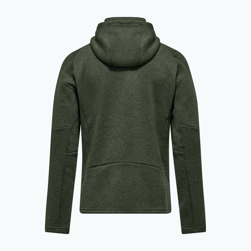 Pánská treková mikina Salewa Puez Rocca Polarlite Hood dark olive 6