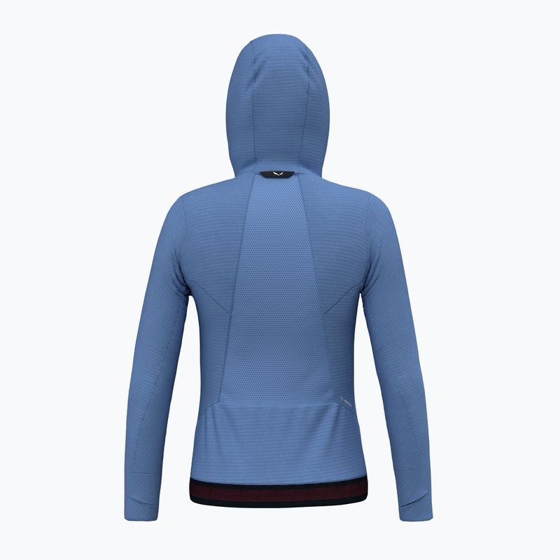 Dámská trekingová mikina Salewa Pedroc PL Hooded morning blue 2