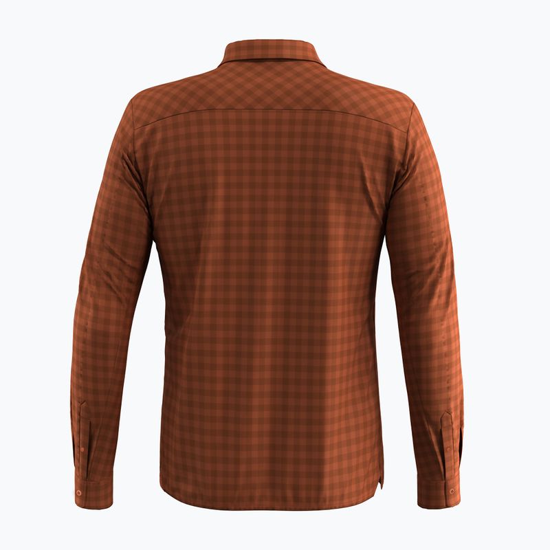 Pánské tričko Salewa Puez Dry L/S bombay brown 2