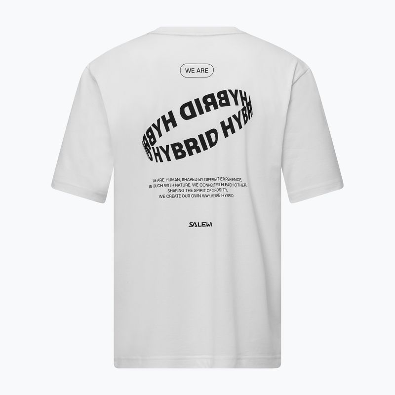 Pánské tričko Salewa Eagle Hybrid Loose optical white 2