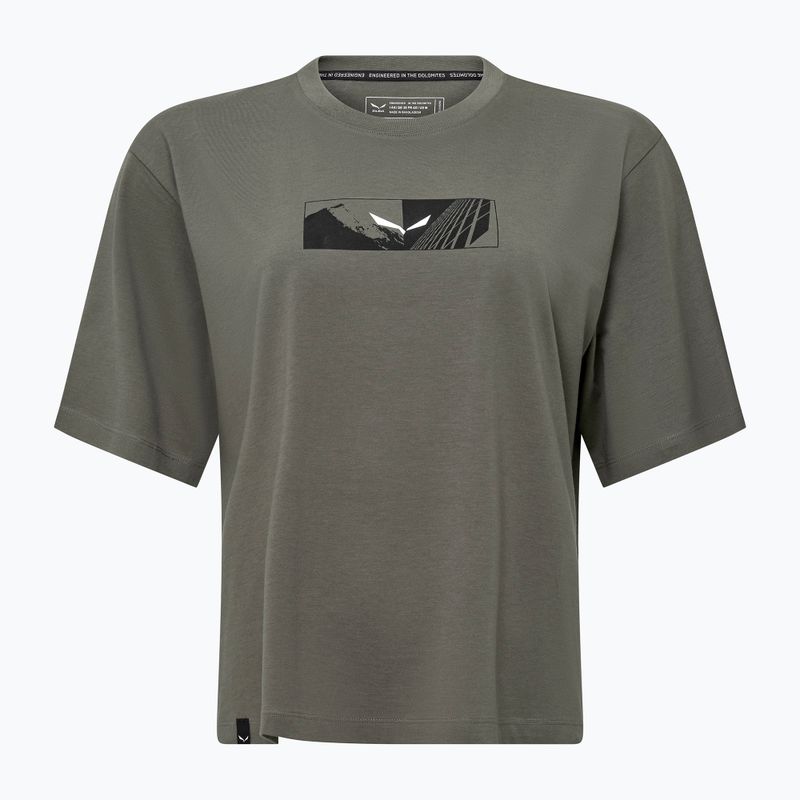 Dámské tričko Salewa Eagle Hybrid Loose faded green