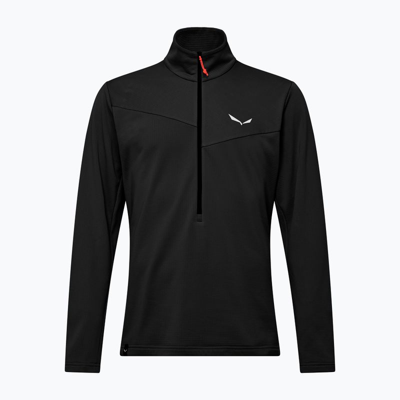 Pánská trekingová mikina Salewa Puez Cammio Polarlite Half Zip Black Out 6