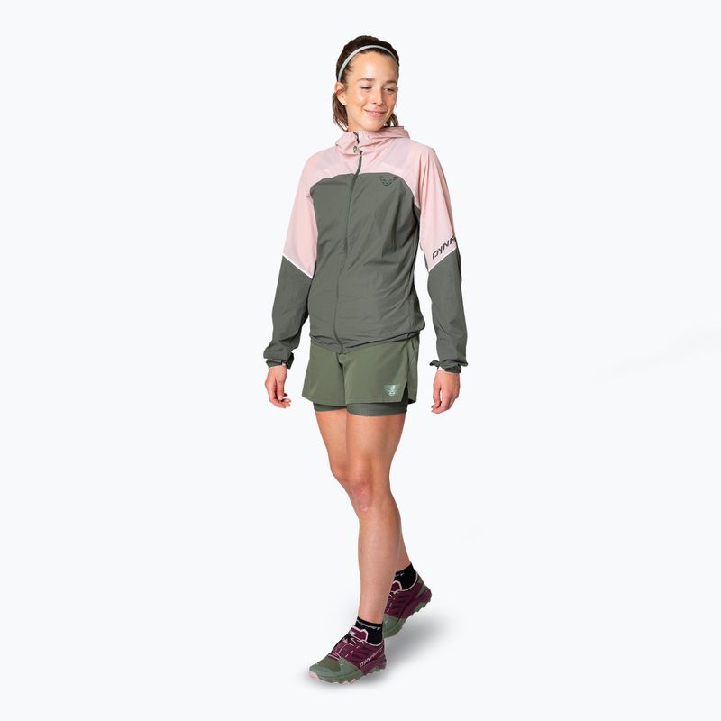 Dámská běžecká bunda DYNAFIT Alpine Wind pale rose 2