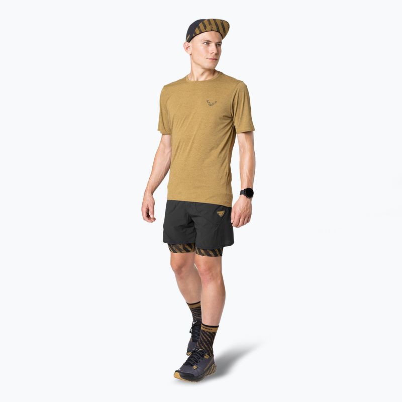 Pánské běžecké šortky DYNAFIT Trail 2IN1 black out tobacco 2