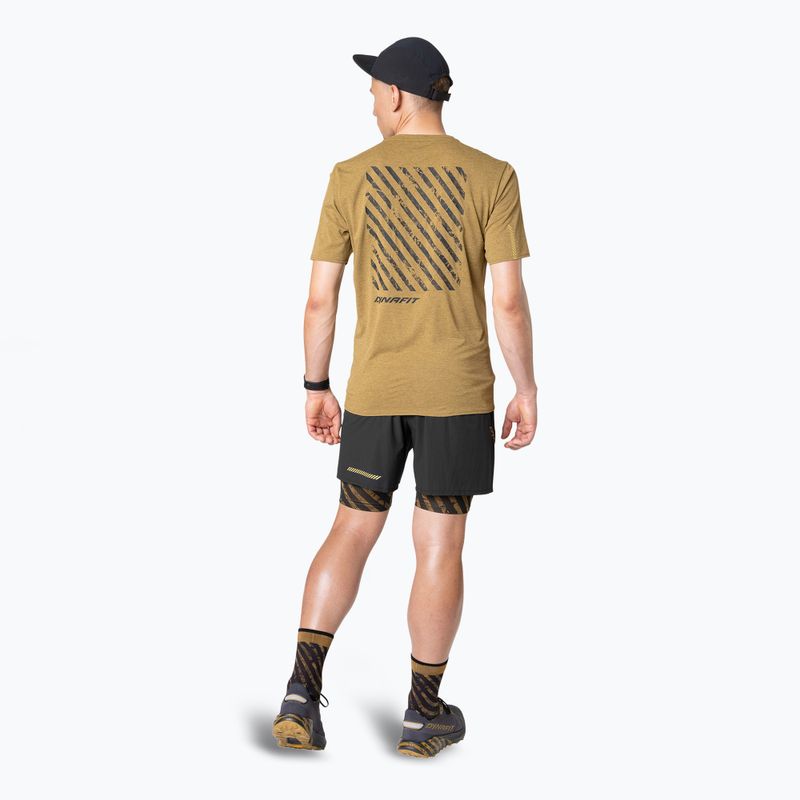 Pánské běžecké šortky DYNAFIT Trail 2IN1 black out tobacco 7
